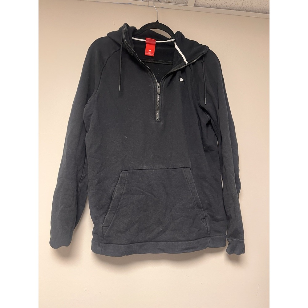Nike Full Zip Black Hoodie Size L
